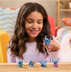 Disney Stitch 5 Pack Collectible Mini Figure Set Toys for Kids & Collectors
