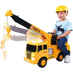Playgo Junior Builder Crane Ride On Battery Operated