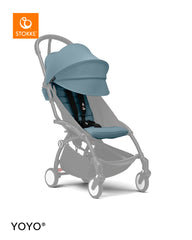 Stokke YOYO³ Stroller Black Frame 6+ Bundle - Aqua
