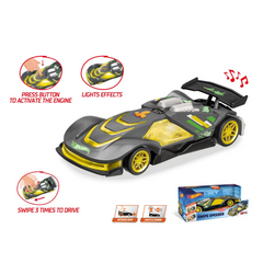 Hot Wheels Light & Sound Swipe Cyber Speeder