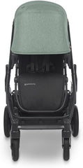 UPPAbaby Cruz V2 Stroller Gwen Green Mélange Carbon Frame Saddle Leather