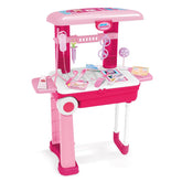 Power Joy Glam Glam Medical Suitcase Luggage Play Set with 28 Accessories for Kids