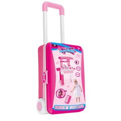 Power Joy Glam Glam Fashion Accessories Suitcase Play Set with 29 Pieces for Kids