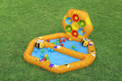 Bestway Lil Beehive Pool & Ball Pit 127x119 cm 2-in-1 Toddler Water & Ball Play