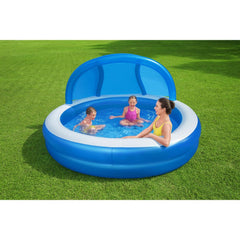 Bestway Summer Days Inflatable Family Pool with UV Careful Sunshade