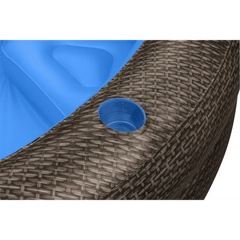 Bestway TruPrint Wicker 2.31 Inflatable Family Pool