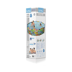 Bestway Steel Pro Above Ground Pool Round 2.74 m x 66 cm