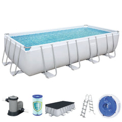 Bestway Power Steel Rectangular Pool Set 5.49m x 2.74m x 1.22m (18' x 9' x 48")