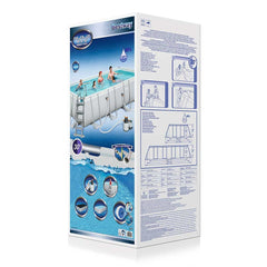 Bestway Power Steel Rectangular Pool Set 5.49m x 2.74m x 1.22m (18' x 9' x 48")
