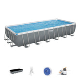 Bestway Power Steel Rectangular Pool Set 7.32m x 3.66m x 1.32m (24' x 12' x 52")