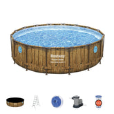 Bestway Power Steel Swim Vista Series Pool Set 4.88m x 1.22m (16' x 48")