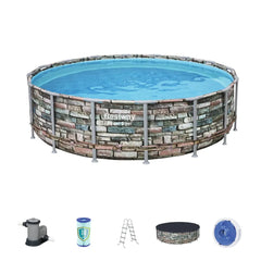 Bestway Pool Set Power Steel Graph 488x122cm