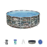 Bestway Poolset Powersteel Graph 427X122 cm