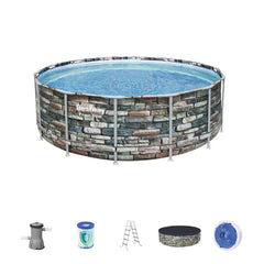 Bestway Poolset Powersteel Graph 427X122 cm