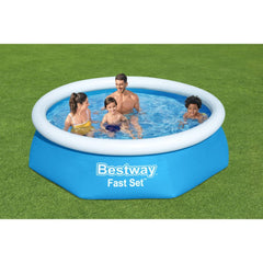 Bestway Fast Set 8' x 24"/2.44m x 61cm Pool Set