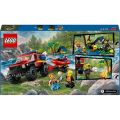 Lego Fire Truck with Rescue Boat