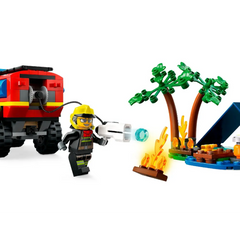 Lego Fire Truck with Rescue Boat