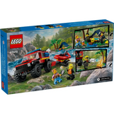 Lego Fire Truck with Rescue Boat 60412