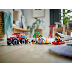 Lego Fire Truck with Rescue Boat 60412