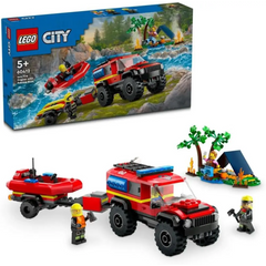 Lego Fire Truck with Rescue Boat 60412