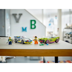 Lego Police and Muscle Car Chase