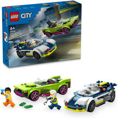 Lego Police and Muscle Car Chase