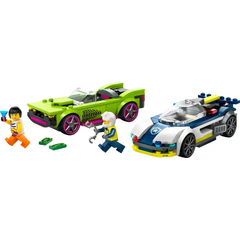 Lego Police and Muscle Car Chase
