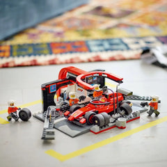 Lego F1 Pit Stop&Crew with Ferrari