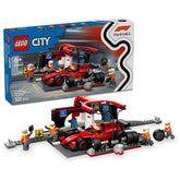 Lego F1 Pit Stop&Crew with Ferrari 60443