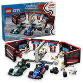 Lego F1 Garage & Mercedes AMG & Alpine Cars