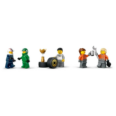 Lego F1 Truck with RB20 & AMR24 Cars 60445