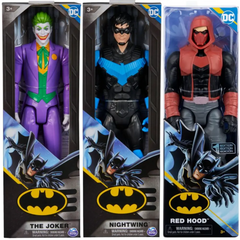 DC COMICS HERO+VILLAIN 12INCH 3ASST