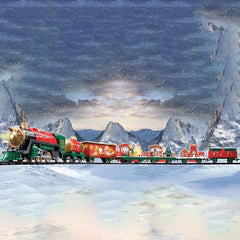 Christmas Santa Express Light Train Battery Operated