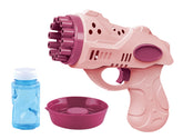 Power Joy 12-Hole Multi-Bubble Gun Battery-Operated Toy - Assorted Colors