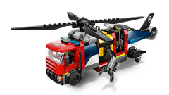 Lego Helicopter Firetruck & Submrine