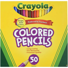 Crayola Colored Pencils Long Pack of 50