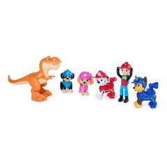 Paw Patrol: The Dino Movie Dino Adventure 6-Figure Pack Playset for Kids