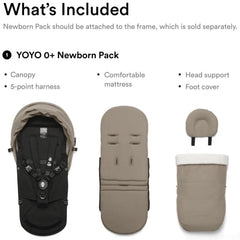 Stokke YOYO 0+ Newborn Pack - Color Toffee, Requires YOYO Stroller Frame (Sold Separately)