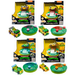 TMNT RC MICRO SHELL RACERS 4ASST B/O