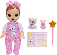 Disney Darlings Marie Deluxe Feature Interactive Baby Doll with Light Brown Hair & Brown Eyes