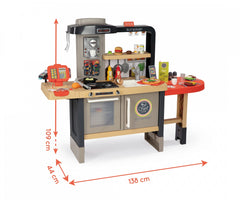 Smoby Evolutive Restaurant Playset 2-in-1 Chef & Dining Role Play Kitchen for Kids