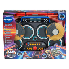 VTech Kidi DJ Drums - Electronic Drums with Light Effects and Learning Mode - For Children