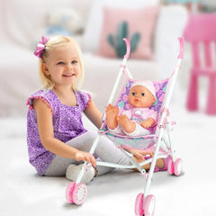 Baby Amoura Stroller Set With Doll 16-Inch Series 1