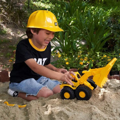 CAT Tough Construction Fleet With Helmet