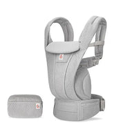 Ergobaby Omni Deluxe Mesh Baby Carrier Pearl Grey All Position Breathable Ergonomic Carrier