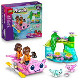 Lego Friends Axolotl Adventure Boat - Kids Building Playset with Mini Dolls & Animal Figures