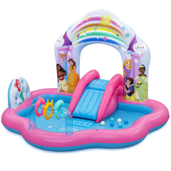 Bestway Disney Enchanted Palace Play Center Kids Inflatable Pool 221x193x140cm