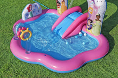 Bestway Disney Enchanted Palace Play Center Kids Inflatable Pool 221x193x140cm