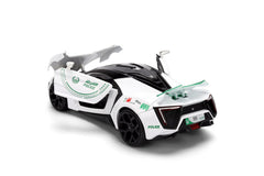 Jada Dubai Police Die-Cast with Motor Lykan Hyper Sport 1:24