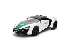 Jada Dubai Police Die-Cast with Motor Lykan Hyper Sport 1:24